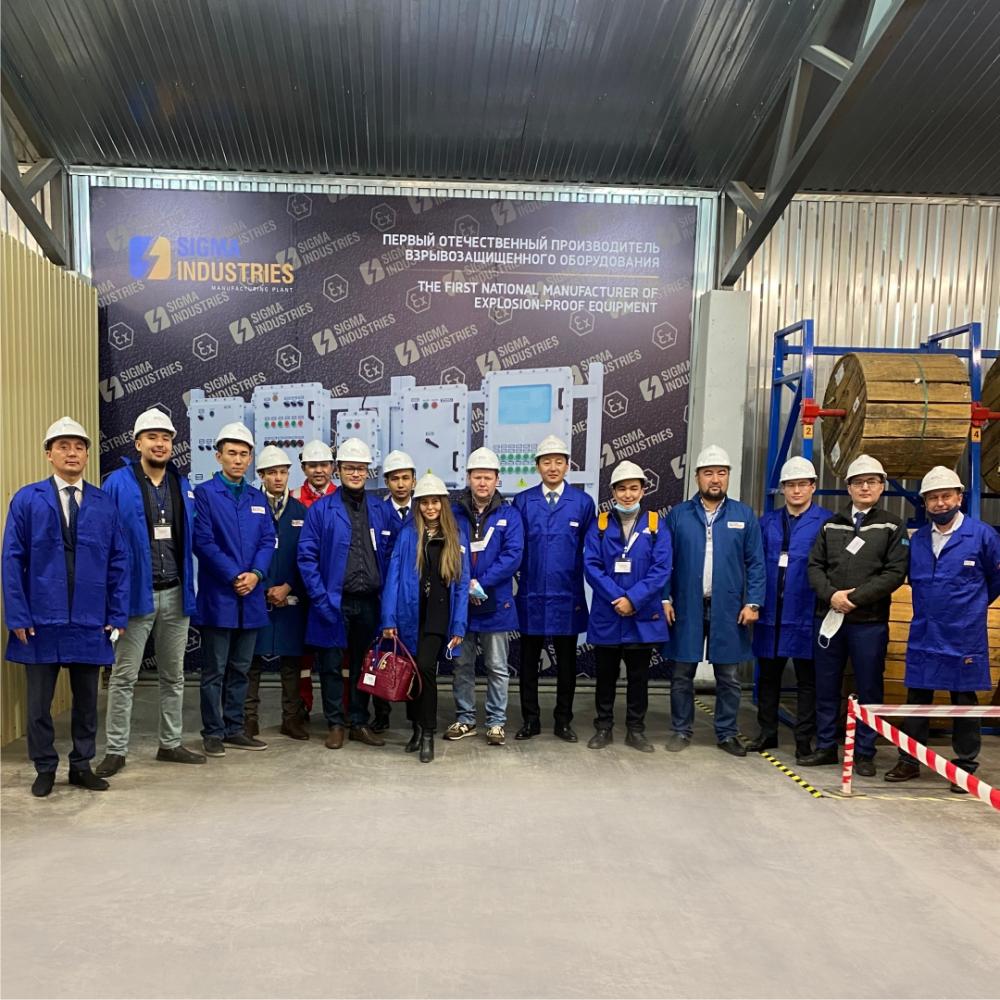Sigma Industries welcomed representatives from TCO, KPO, NСOС and QazIndustry