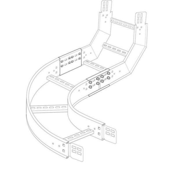 Legrand | EFCG | Swifts Extra Heavy Duty Hot Dip Galvanised Steel Cable Ladder Hold Down Clip