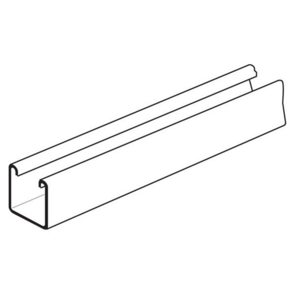 Legrand | SC4003M | Swiftrack Pre-Galvanised Steel Plain Channel 41mm x 41mm x 3m Length