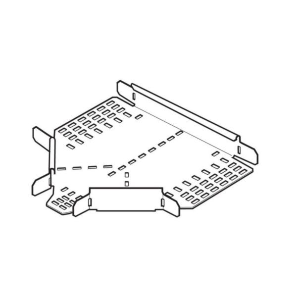 Legrand| SRFUT100900G | Swifts Heavy Duty Hot Dip Galvanised Steel Cable Tray Unequal Tee 100mm x 50mm to 900mm x 50mm