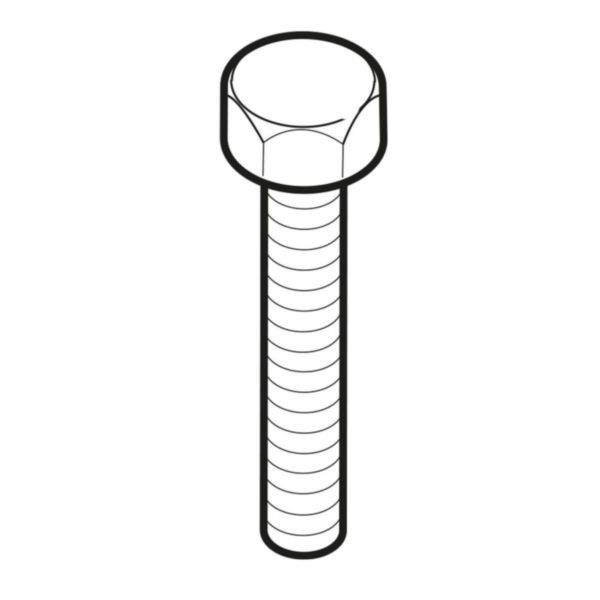 Legrand | SS1040 | Swiftrack Electro Zinc Plated Steel Hexagon Head Set Screw M10 x 40mm